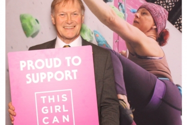 Southend West MP shows his support for the This Girl Can campaign